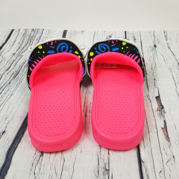 Nike Benassi JDI Fanny Pack Slide Pink - Picture 3 of 5
